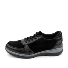 Полуботинки женские quattrocomforto 40-12WA-149FT черные 37 RU