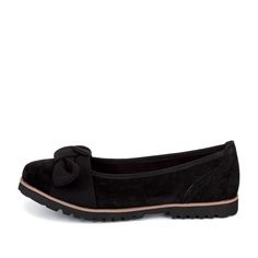 Балетки женские quattrocomforto 40-12WA-056FT черные 40 RU