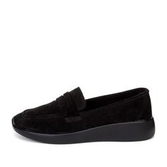 Лоферы женские quattrocomforto 40-12WA-059FT черные 40 RU