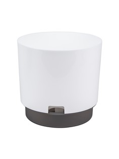 Горшок для растений WATERMATIC 4.8л 215мм белый Decor