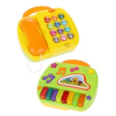 Музыкальная игрушка Жирафики Пианино и телефон 2 в 1 939849