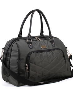 Дорожная сумка унисекс Медведково 2225571104136 темно-зеленая, 44х34х16 см