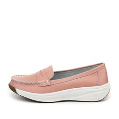 Мокасины женские quattrocomforto 12-21WA-119V розовые 41 RU