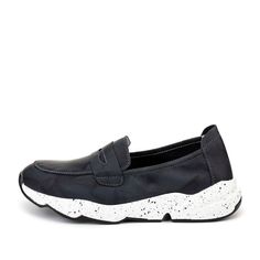 Лоферы женские quattrocomforto 12-21WA-172V синие 36 RU