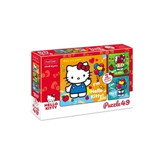Пазл Hatber 3-в-1 Hello Kitty 49 элементов 49ПЗ5_22702