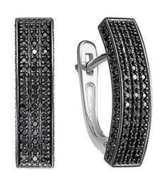 Серьги из белого золота с бриллиантом Империал S0825-205 Imperial