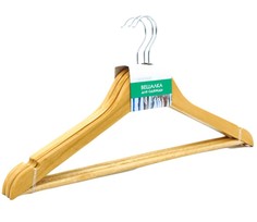 Вешалки деревянные 3 шт No Brand