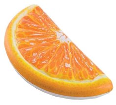 Пляжный надувной матрас-плот Долька апельсина INTEX 58763 цвет оранжевый