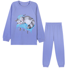 Пижама детская Kogankids 311-245 фиолетовый р.146