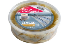 Сельдь Бухта изобилия с дымком филе кусочки 500 г