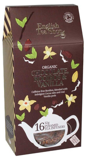 Чай травяной English Tea Shop Шоколад ройбуш и ваниль в пирамидках 2 г х 15 шт