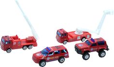 Набор машинок Kari Пожарные 1:72 BT870764