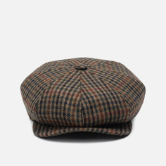 Кепка восьмиклинка мужская Hackett Tweed Baker Boy Glen коричневая, р. XL