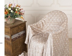 Покрывало Bozhong home textile Круги Песочный