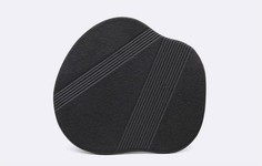 Чугунная подставка IWACHU под чайник 12,5х11,5см. (облако, черный)