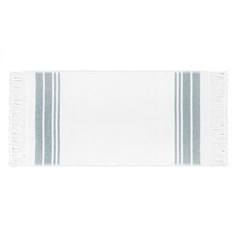 Полотенца банные Hamam MARINE TOWEL, 100x180 см, белоснежный, бирюзовый