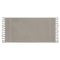 Махровое полотенце Hamam MEYZER с кисточками, 50x100 см, дымчатый