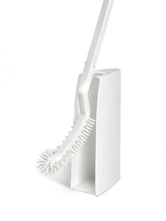 JY8056 Ершик силиконовый изогнутый узкий в подставке, Boomjoy