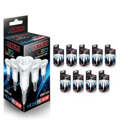 Светодиодная Лампочка Ultra Led LED R50 7W E14 4000K, комплект 10 шт.