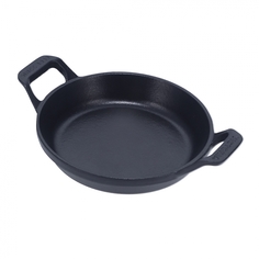 Сковорода Victoria Cast Iron, чугунная, 14 см, две ручки