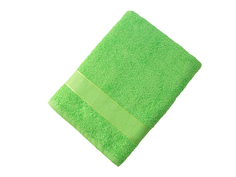 Махровое полотенце подарочное, 70х130, зеленый, Ундина, УП-025-06 Aisha
