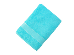 Махровое полотенце подарочное, 70х130, голубой, Ундина, УП-025-07 Aisha