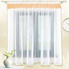 Шторы для кухни Nivasan "Неон", коралловый Sola