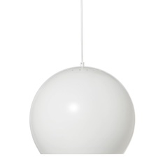 Лампа подвесная ball, d40 см, белая матовая, белый шнур Frandsen