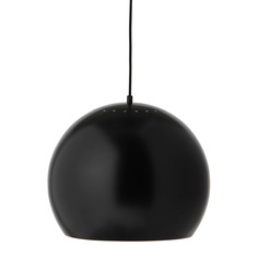 Лампа подвесная ball, d40 см, черная матовая, черный шнур Frandsen