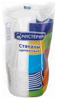 Набор стаканов одноразовых Мистерия 181860