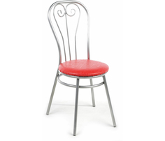 Стул для кафе и ресторанов Экспресс офис Версаль CH Искусственная кожа красная