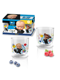 Стакан низкий "Ода" 250 мл "The Boss Baby/Босс-молокосос" в подарочной коробке 2 шт