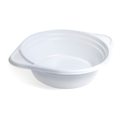 Тарелки глубокие одноразовые для супа белые 500 мл 12 шт No Brand