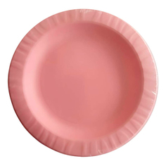 Тарелки одноразовые Buffet кукурузный крахмал розовые 18 см 6 шт