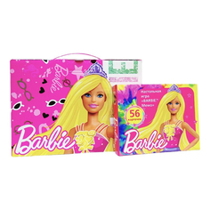 Сладкий подарочный набор Barbie + Настольная игра Barbie Мемо 400 г