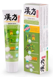 Kampo oriental care Зубная паста A119-202 Бамбук с морской солью и кальцием 100 г. МОДУМ