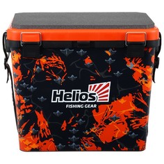 Рыболовный ящик Helios Shark черный/оранжевый 39х25,7х32 см