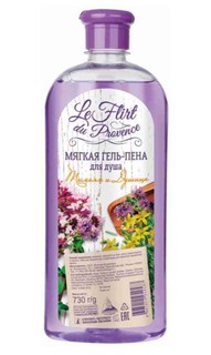 Гель-пена для душа Le Flirt Du Provence "Тимьян и душица", 730 г КРАСНАЯ ЛИНИЯ