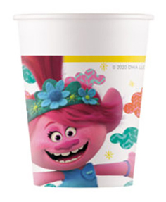Стаканы одноразовые Procos Trolls бумажные 200 мл х 12 шт