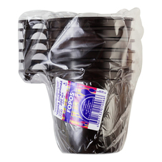 Чашки одноразовые Фопос для кофе пластиковые коричневые 200 мл х 6 шт