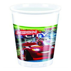 Стаканы Procos Neon City одноразовые пластиковые 200 мл 6 шт
