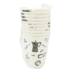 Стакан одноразовый Восток бумажный коричневый 300 мл 10 шт