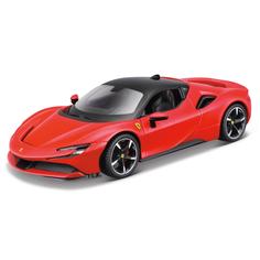 Игрушечная машинка Maisto сборная Ferrari SF90 Stradale, 1:24, красная 39137