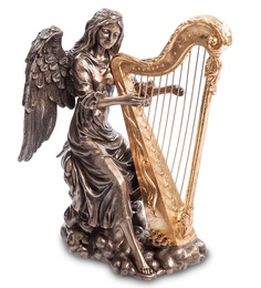 Статуэтка "Ангел, играющий на арфе" Veronese