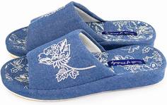 Домашние тапочки женские Smile of Milady SM-200-012 синие 39 RU