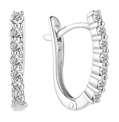 Серьги из белого золота с бриллиантом Империал S0503-220 Imperial