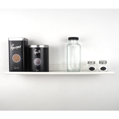 Полка для кухни прямая "Solo kitchen" белая lzm