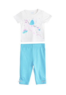 Комплект одежды для новорожденных Kari baby SS19B10200726 молочный/светло-голубой р.92