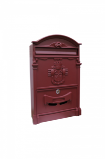 Ящик почтовый арт.К-31091 (винно-красный) Лордос