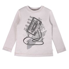 Лонгслив детский Мамуляндия 21-906 Принт, Интерлок, 98, Серый